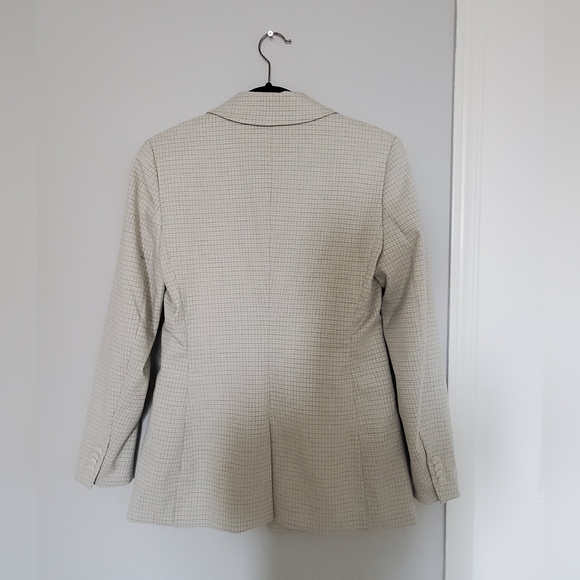 H&M HOUNDSTOOTH DOUBLE BREASTED BLAZER - Picture 4 of 4